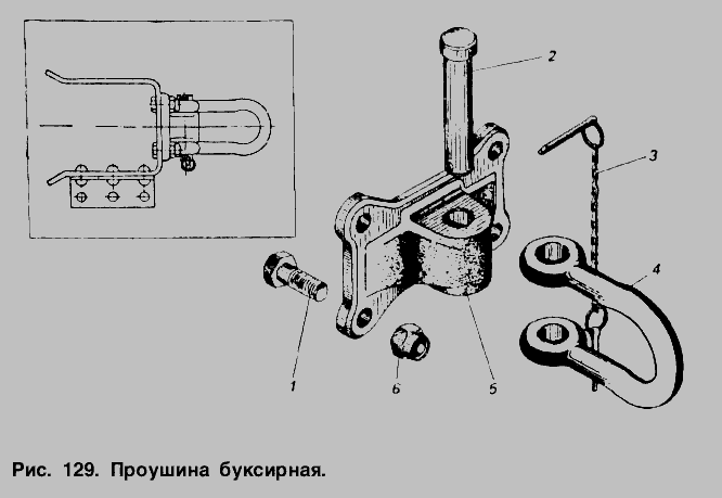 Схема Проушина буксирная » Рама, бамперы и брызговики двигателя для Общий (см. мод-ции)