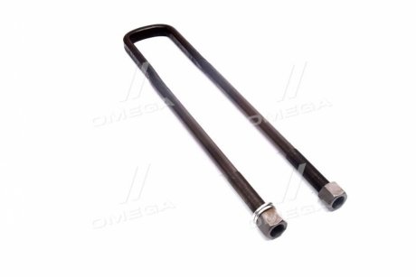 Стремянка рессоры задней ЗИЛ 130,КАМАЗ п/пр М22х1,5 (кованая, с высокой гайкой и гров., L=540) <> ДК 130-2912408-30