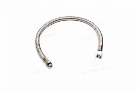 Шланг тормозной ЗИЛ 130 (ЕВРО обжим, L=650 мм., рукав SIMPLEX(Чехия), гайка М20х1,5-штуцер К1/4) Авто Союз 88 130В-3506085