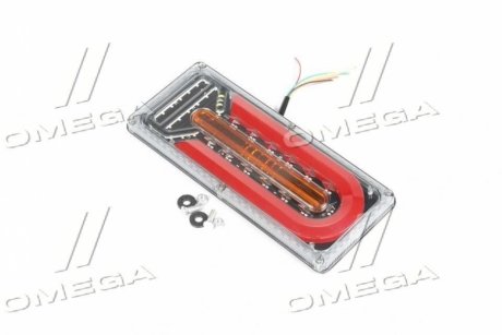 Ліхтар LED задн. вантажівок 12/24V (Поворотник, що біжить) (упаковані L+R, ціна за шт) Tempest TP 57.21.41 (фото 1)