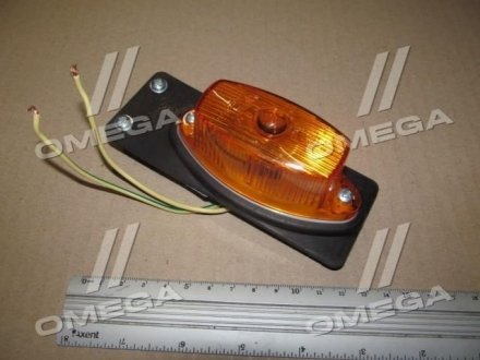 Ліхтар габаритний бічний, помаранчевий, на гумовій пластині, б/л, 135х50х46 (Руслан-Комплект)) Руслан комплект Ф-421 (фото 1)