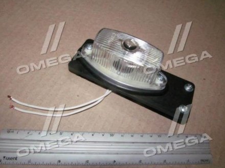 Ліхтар габаритний передній, білий, на гумовій пластині, б/л, 135х50х46 (Руслан-Комплект)) Руслан комплект Ф-417 (фото 1)