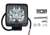 Фара LED квадр. 27W, 9 ламп, 110*164мм, 1800Lm широкий луч 12/24V 6000K (ТМ) Jubana 453701038 (фото 1)