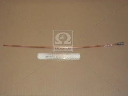 Трубка тормозная ГАЗ 3307,53,ПАЗ,66 (медь 610 мм) (задн.разводка левая) <> ДК 53-50-3506035
