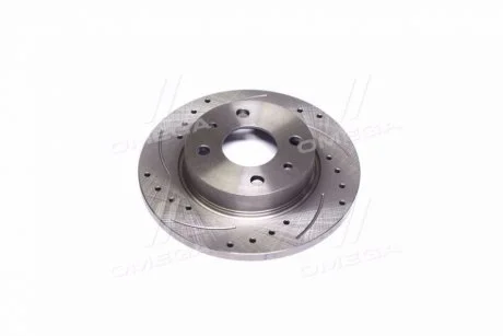 Диск тормозной ВАЗ 2108 передний SPORT (с перфорацией и канавками) Rider RD.2108-3501070
