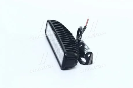 Фара LED прямоугольная 18W, 6 ламп, 159,8*54,2мм, широкий луч <> ДК DK B2-18W-A FL