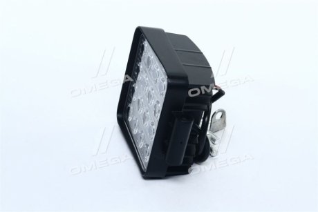 Фара LED прямоугольная 48W, 16 ламп, 110*164мм, широкий луч <> ДК DK B2-48W-A FL