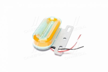 Фонарь габаритный (желтый) LED 24V с подсветкой борта Tempest TP 97-27-87