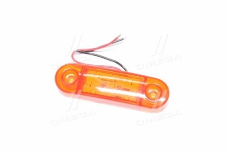 Фонарь габаритный 24V LED желтый (9 диодов, 3 ряда) Tempest TP02-57-048