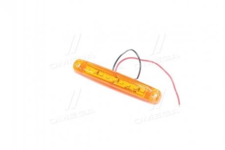 Ліхтар габаритний 24V LED жовтий (9 діодів, 1 ряд)) Tempest TP02-57-052