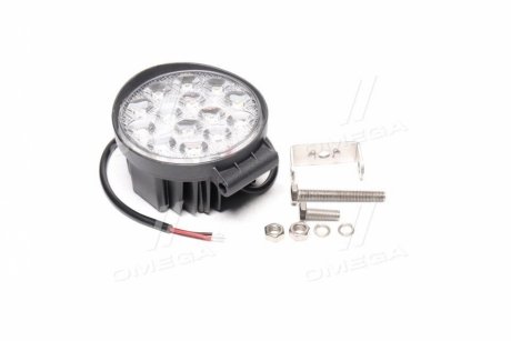 Фара LED круглая 42W, 14 ламп, 116*137,5мм, широкий луч <> ДК DK B2-42W-B FL