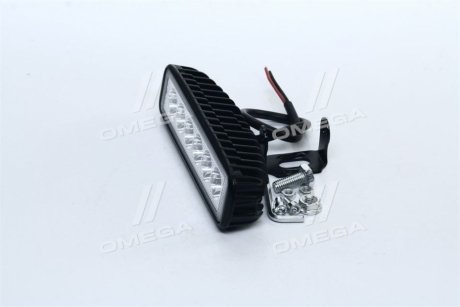 Фара LED дополнительная 12/24V, 6*3W,157*42*40mm <> Tempest TP-6340 (фото 1)