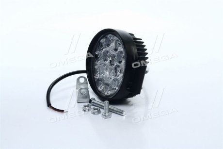 Фара LED круглая 42W, 14 ламп, 116*137,5мм, узкий луч <> ДК DK B2-42W-B SL