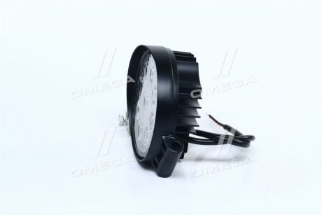 Фара LED круглая 27W, 9 ламп, 110*128мм, широкий луч <> ДК DK B2-27W-B FL