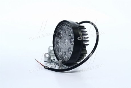 Фара LED круглая 27W, 9 ламп, 110*128мм, узкий луч <> ДК DK B2-27W-B SL