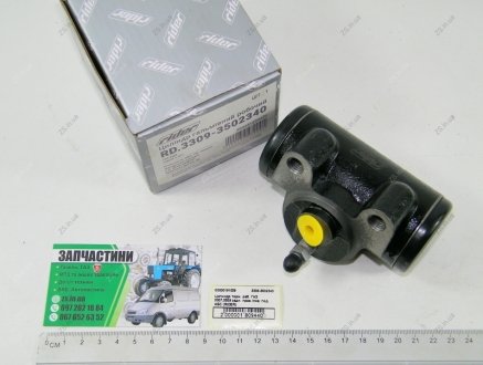 Цилиндр тормозной рабочий задний ГАЗ 3309 с АБС Rider 3309-3502340 (фото 1)