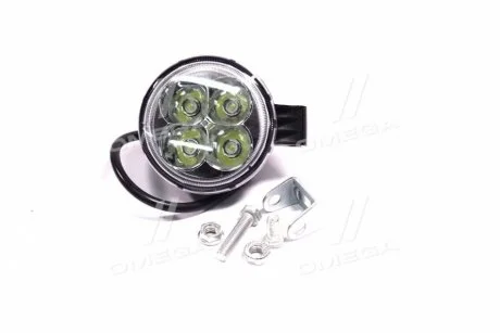 Фара LED круглая 12W, 4 лампы, узкий луч <> ДК DK B2-12W-A
