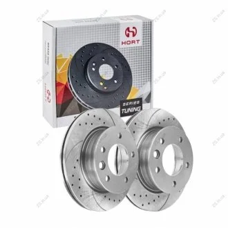 Диск тормозной передний вентилируемый Tuning (1шт) (мин 2 шт) (HORT) Hort HD8540