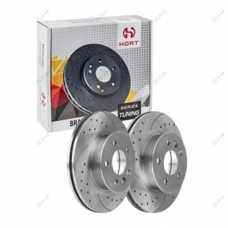 Диск тормозной передний вентилируемый Tuning (1шт) (мин 2 шт) (HORT) Hort HD8548