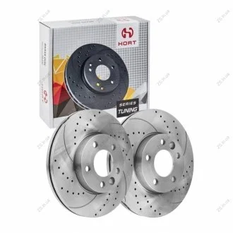 Диск тормозной передний вентилируемый Tuning (1шт) (мин 2 шт) (HORT) Hort HD8574