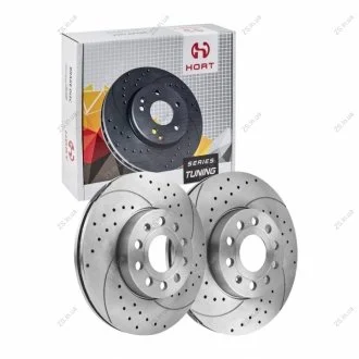 Диск тормозной передний вентилируемый Tuning (1шт) (мин 2 шт) (HORT) Hort HD8597