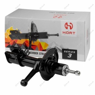Амортизатор передній (стійка ліва розбірна) (мас) (HORT) Hort HA30270