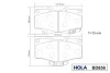 Колодка гальмівна передня (4 шт.).) (FDB797) Hola BD856 (фото 6)