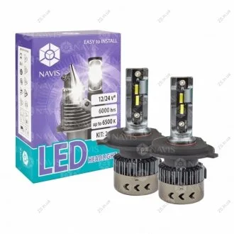 Лампа далекого, ближнього світла LED (хв.2 шт.).) Navis NL424