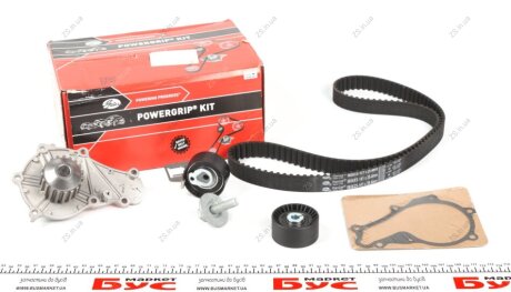 Ремкомплекты привода ГРМ автомобилей с водяным насосом PowerGrip Kit Gates KP15656XS