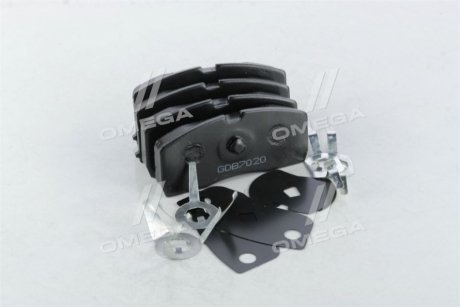 Колодка торм. диск. STANDARD GEELY CK 04- передн. (под ABS) Rider RD.21338STD