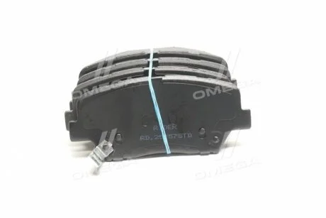 Колодка гальм. диск. STANDARD HYUNDAI SONATA 09 - передня. Rider RD.25757STD