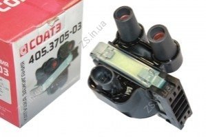 Фото 1 - катушка зажигания Газель,Волга дв.405 Евро разъем СОАТЭ 405.3705-03 Катушка зажигания Газель,Волга дв.405 Евро разъем СОАТЭ 405.3705-03 (фото 1)