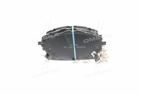 Колодка гальм. диск. TOYOTA COROLLA, AURIS 13 - передня. Rider RD.3323.DB3598