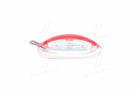 Фонарь габаритный 24V LED (лодочка) красно-белый Tempest TP02-57-047