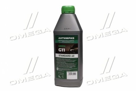 Антифриз G11 STANDART-40 LONG LIFE зеленый (0,9 кг.) ДК 4802877304