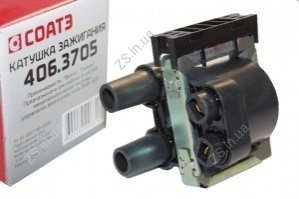Катушка зажигания ВОЛГА, ГАЗЕЛЬ дв. 406 СОАТЭ 406.3705 (фото 1)