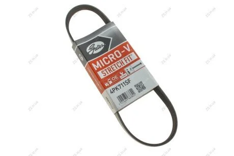 Поликлиновые ремни Micro-V StretchFit Gates 4PK711SF