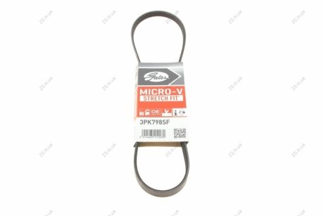 Поліклінові ремені Micro-V StretchFit Gates 3PK798SF