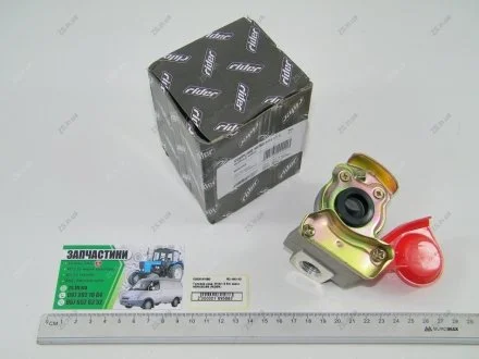 Головка з'єднувальна М16x1.5 без клапана червона MERCEDES Rider RD 48014D