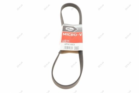 Поліклінові ремені Micro-V (Пр-во) Gates 6PK1003