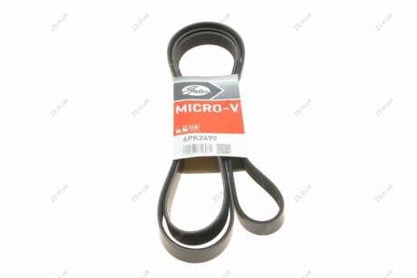 Ремень поликлин. Gates 6PK2490