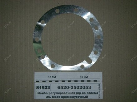 Шайба регулировочная КамАЗ 6520-2502053 (фото 1)