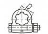 Переходник ВОМ карданного вала с/х (втулка 1 3/8 6 шлиц., вал 8 шлицов) премиум цинк Прогресс АР.0608Z (фото 2)