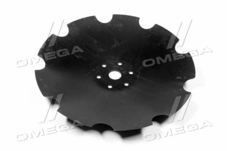 Диск борони ромашка ЛКМЗ (6-1966-22MR46) (Дукат-5 (D = 560мм, круг 46мм, 6отв 15мм) z = 9, s-6мм Велес-Агро ВА-01.627 (фото 1)