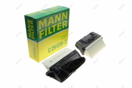 Фильтр воздушный MB E-CLASS (W212), S-CLASS (W221) 300-350 CDI, BlueTEC 09- (2шт.) (MANN) MANN-FILTER C29035-2