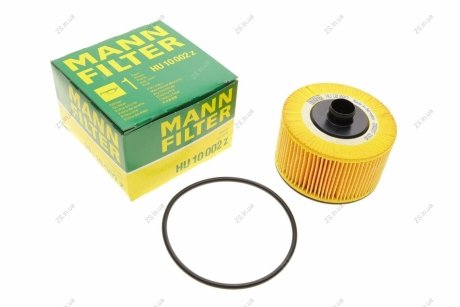 Фильтр масляный двигателя RENAULT LOGAN II 0.9 Tce 13-, NISSAN JUKE 1.2 DIG-T 14- (MANN) MANN-FILTER HU10002z