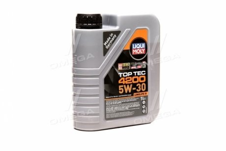 Масло моторн. TOP TEC 4200 5W-30 API SM/CF ACEA A3-04/B4-04/C3-04 (Канистра 1л) Liqui Moly 7660