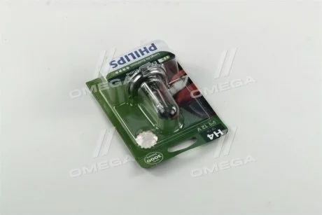 Лампа розжарювання H4 12V 60/55W P43t-38 LongerLife Ecovision 1шт blister Philips 12342LLECOB1