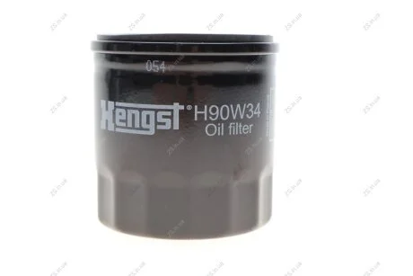 Фильтр масляный двигателя FORD TRANSIT 2.2, 2.4 TDCI 06-, PSA 2.2 HDI 11- (пр-во HENGST) HENGST FILTER H90W34