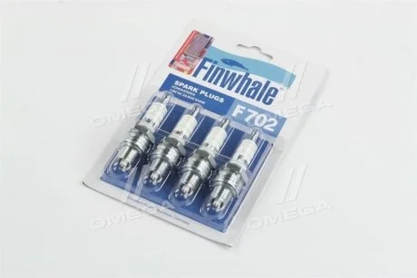 Свеча зажигания УАЗ с дв ЗМЗ 21,24,402 и УМЗ 451,4215.10 (компл.4 шт) Finwhale F702